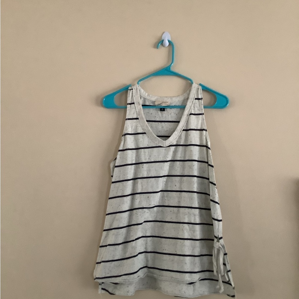 Striped Tank Top with Ties